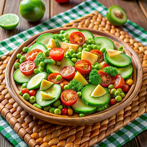 एवोकाडो और स्प्राउट सैलेड